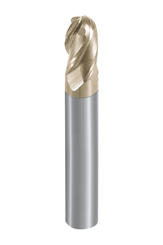 Alliage de titane usinant des fraises en bout à 4 cannelures